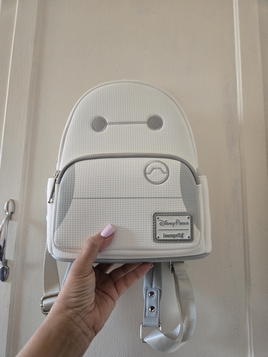 Loungefly Handbags - Loungefly Disney Parks Baymax Mini Backpack in White and Light Gray